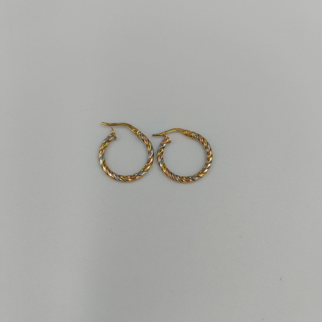 ARRACADAS ORO 14K 1.5 (NUEVO)