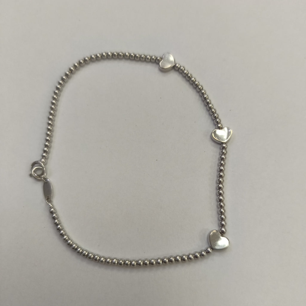 PULSERA ORO BLANCO 14 K 3.5 GRMS (SEMINUEVO)