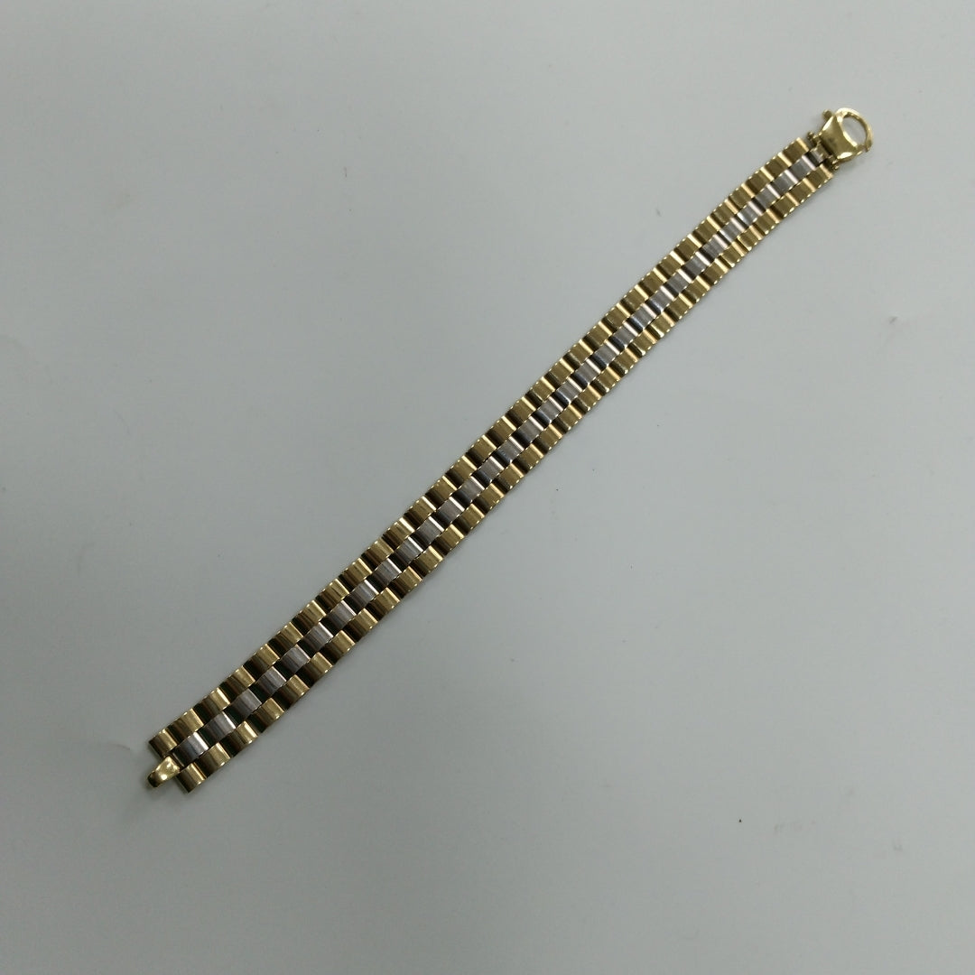 PULSERA ORO,ORO BLANCO 14 K 23,00 GRMS (SEMINUEVO)