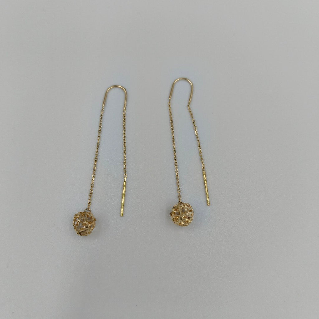 BROQUELES ORO 14K 1.6 (NUEVO)
