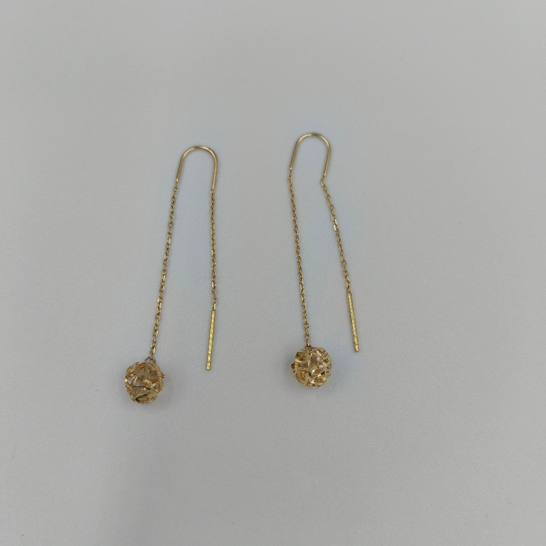 BROQUELES ORO 14K 1.6 (NUEVO)
