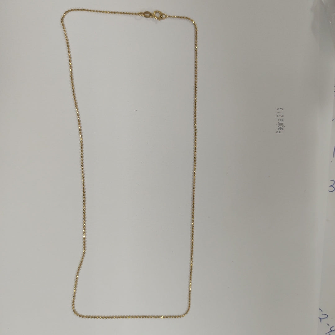 CADENA ORO 14 K 1,30 GRMS (SEMINUEVO)