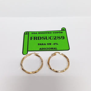 ARRACADAS PAR ORO 14 K 2,40 GRMS (SEMINUEVO)