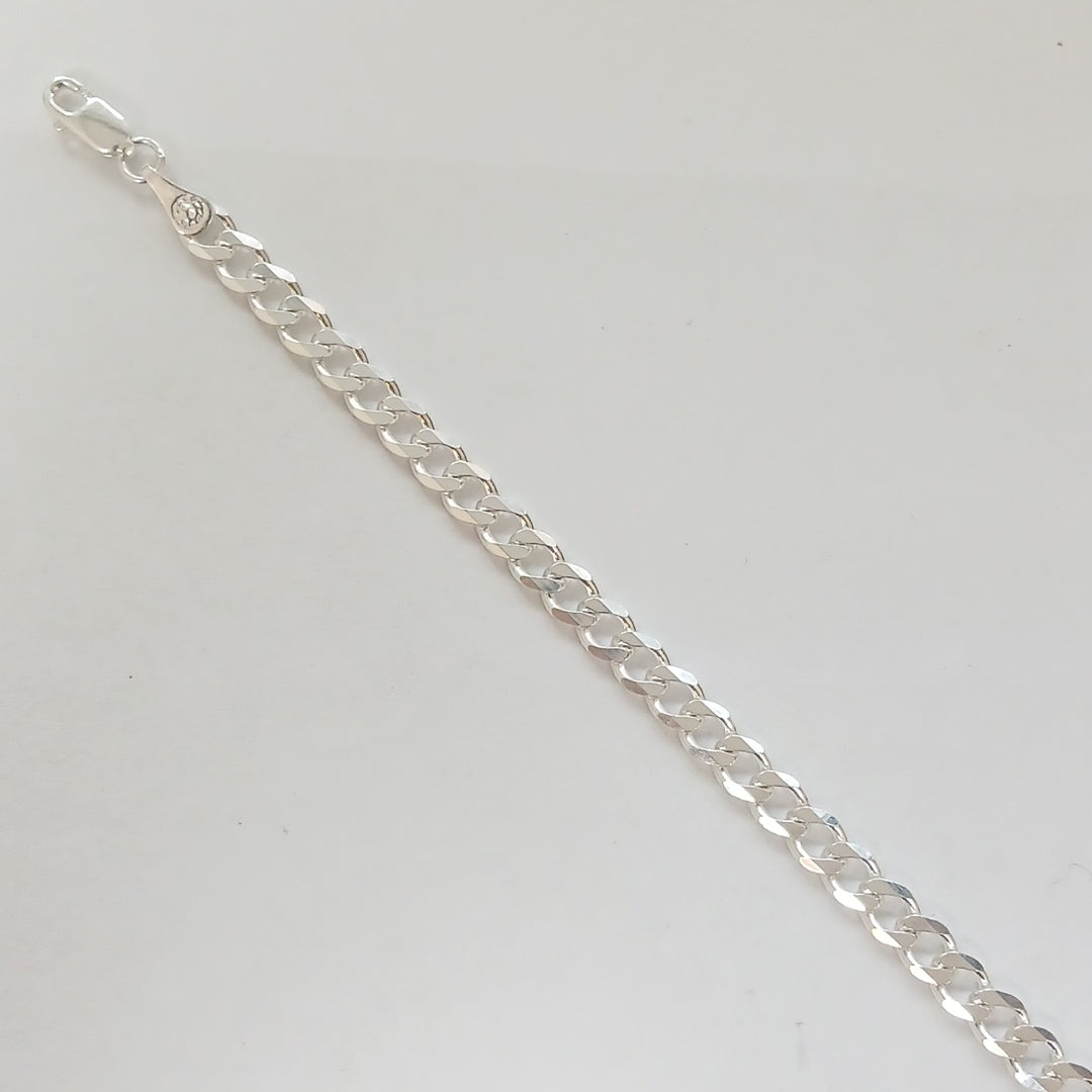 PULSERA BARBADA PLATA .925 21 CM 7.13 GR (NUEVO)