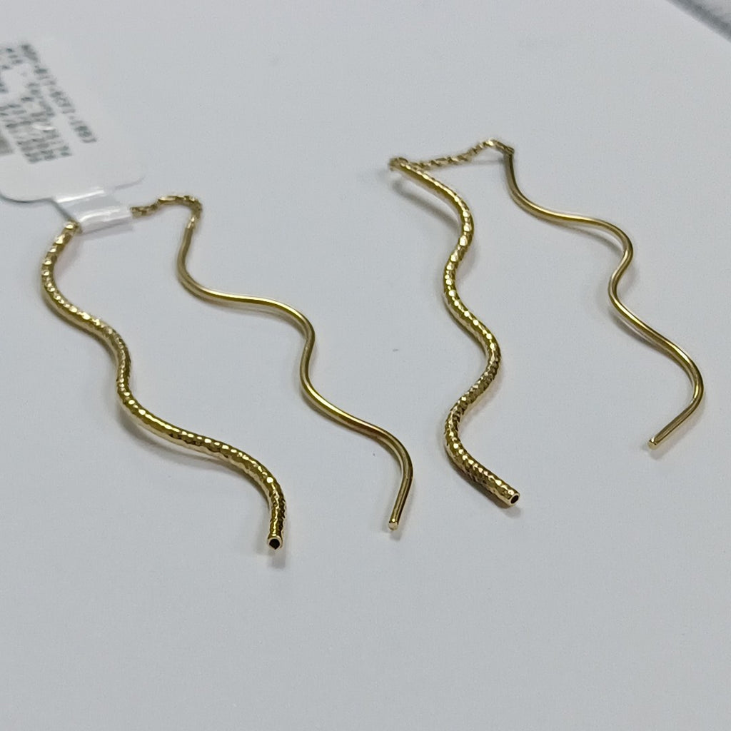ARETES PAR ORO 14 K 2.4 GRMS (SEMINUEVO)