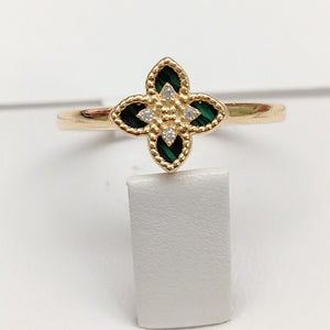 ANILLOS DAMA ORO 14K 2 (NUEVO)