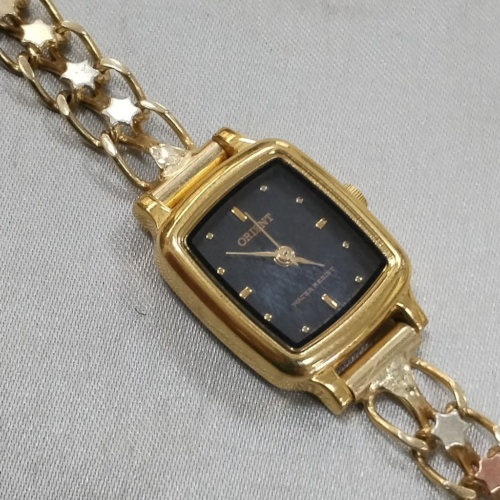 RELOJ CAJA ACERO PULSO ORO ORO 10 K 18.2 GRMS (SEMINUEVO)