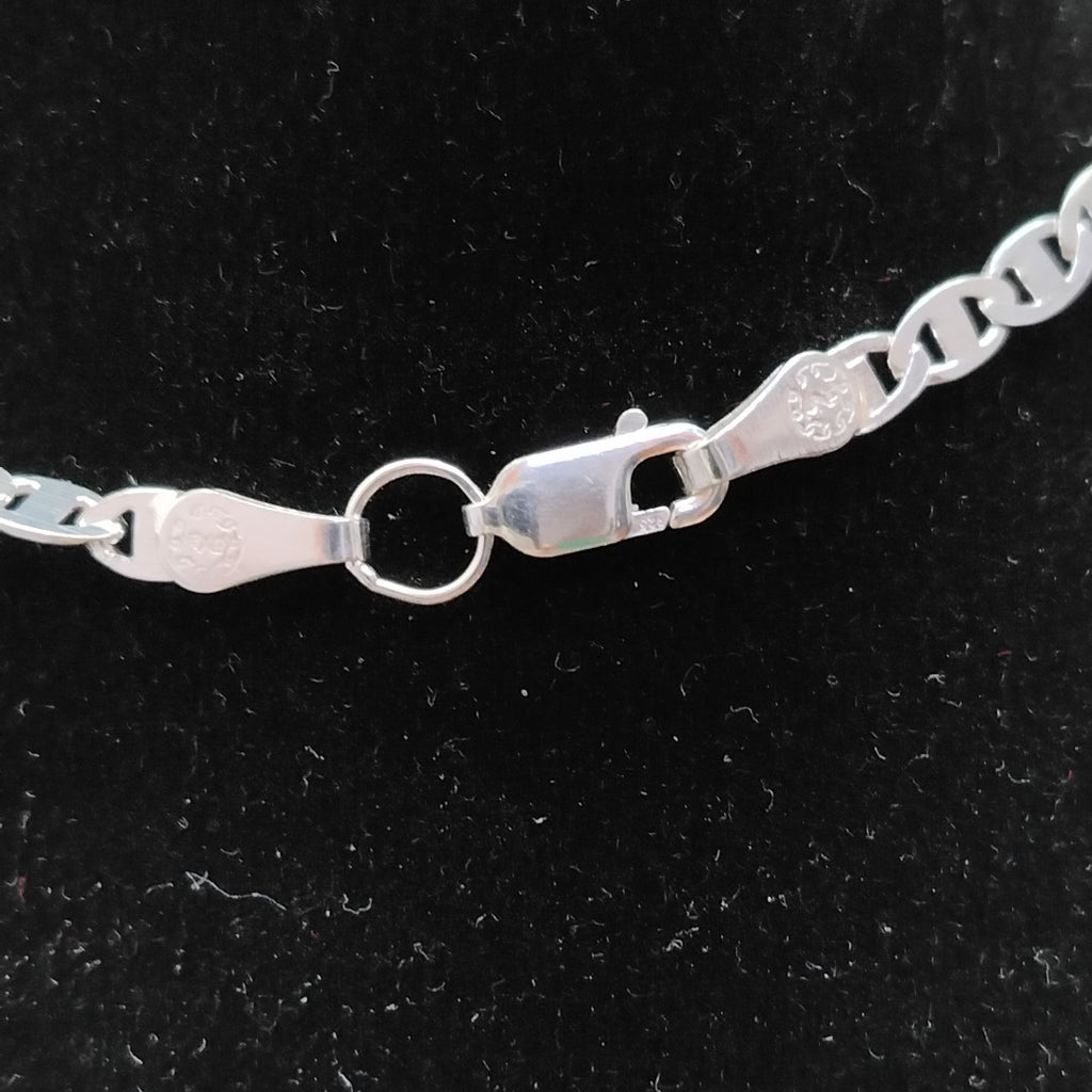 CADENA TEJIDO GUCHI PLATA .925 60 CM 9.2 GR (NUEVO)