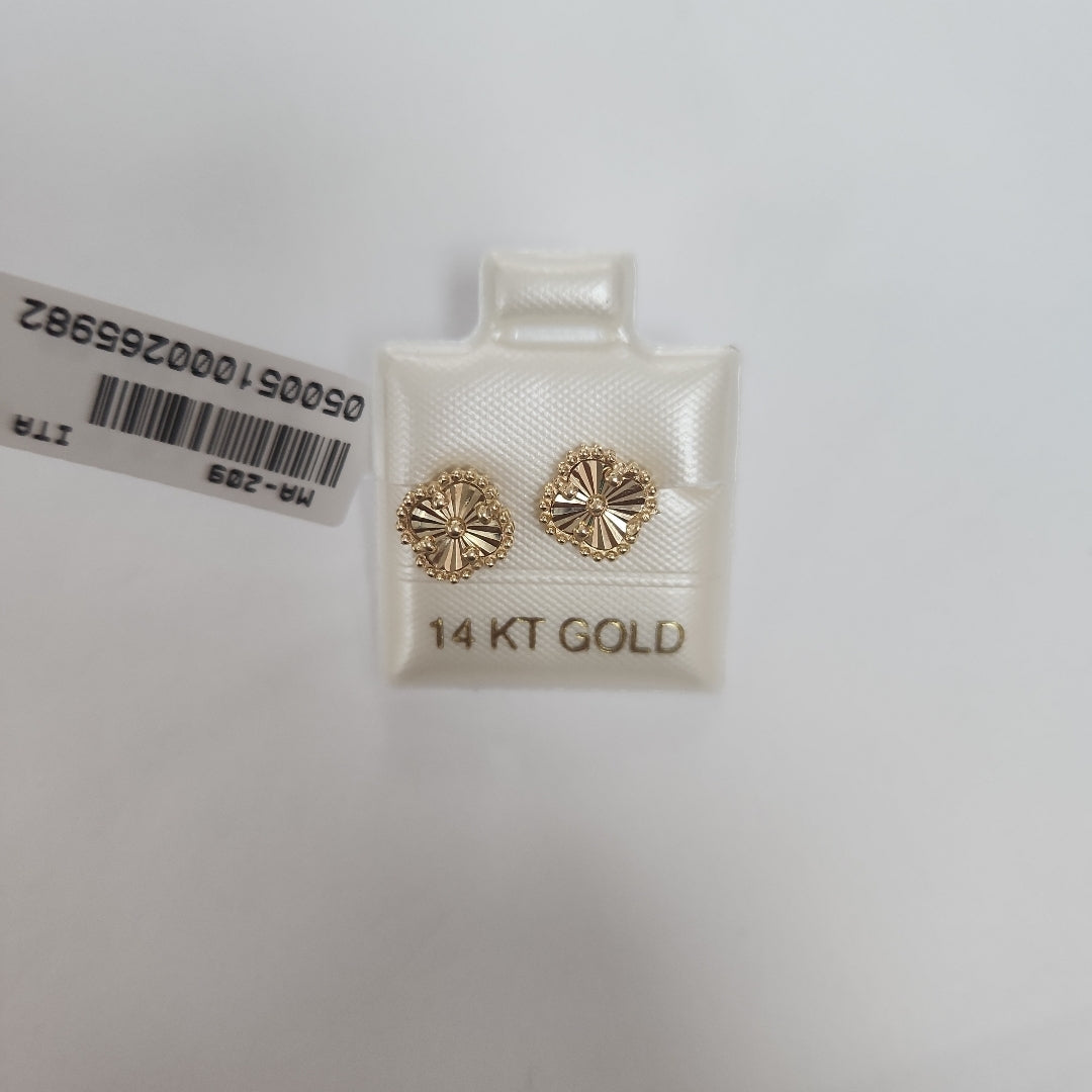 BROQUELES ORO 14K 1.6 (NUEVO)