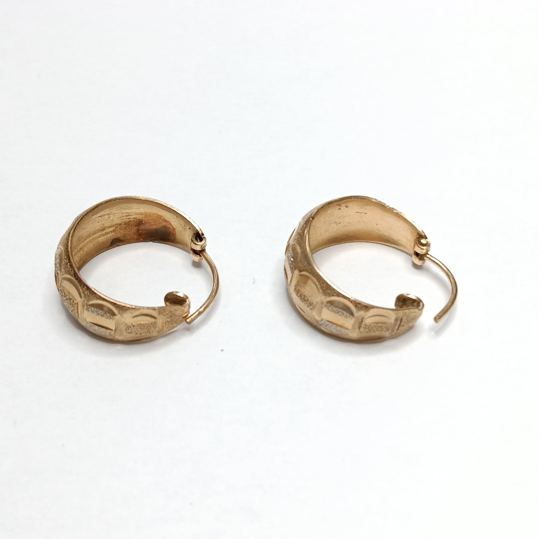 ARRACADAS PAR ORO 10 K 3,70 GRMS (SEMINUEVO)