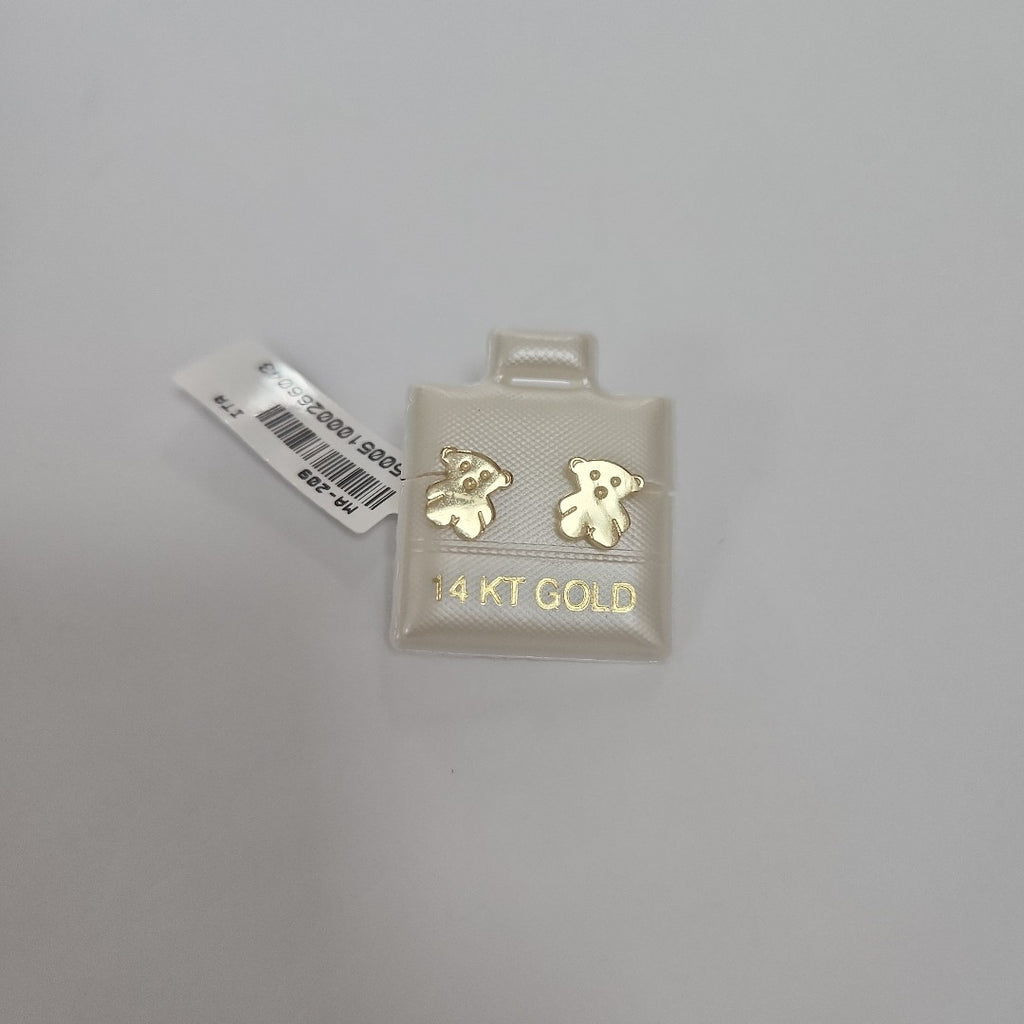 BROQUELES ORO 14K 1 (NUEVO)
