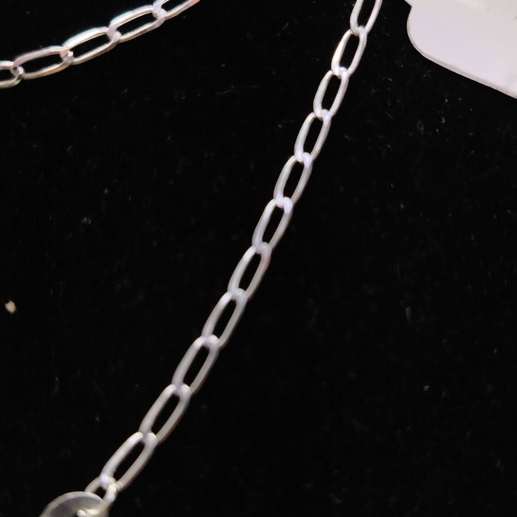CADENA TEJIDO ESLABONES PLATA .925 60 CM 2.9 GR (NUEVO)