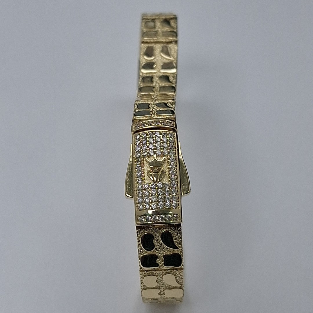 PULSERAS CABALLERO ORO 14K 17.4 (NUEVO)