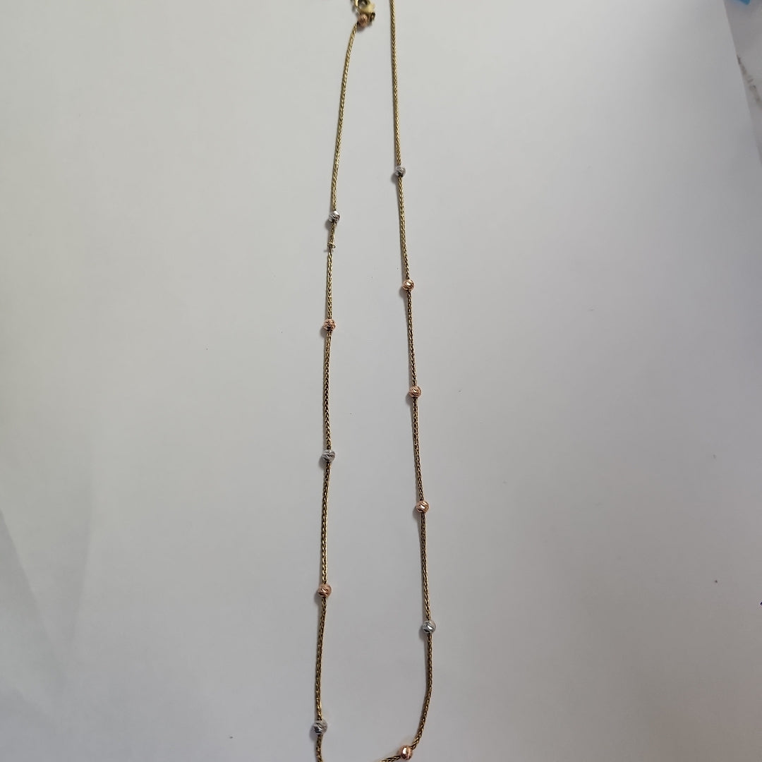 GARGANTILLA ORO 10 K 3.3 GRMS (SEMINUEVO)