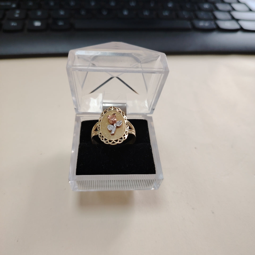 ANILLITO ORO COMBINADO 10 K 2 GRMS (SEMINUEVO)