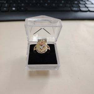 ANILLITO ORO COMBINADO 10 K 2 GRMS (SEMINUEVO)