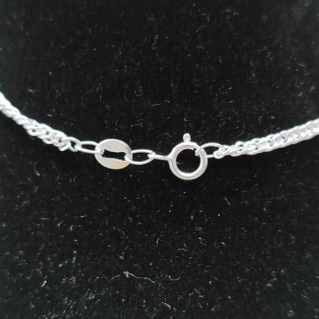 CADENA BARBADA PLATA .925 60 CM 5.02 GR (NUEVO)