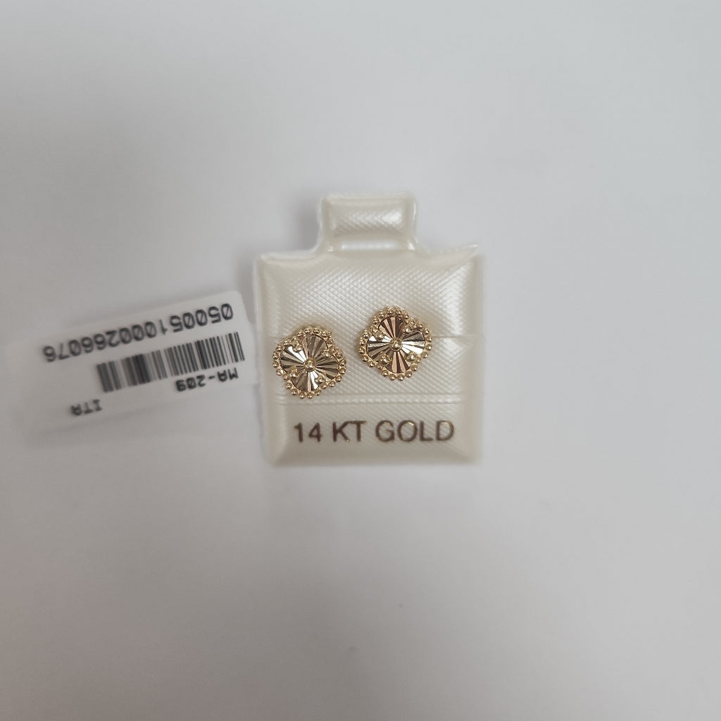 BROQUELES ORO 14K 1.6 (NUEVO)