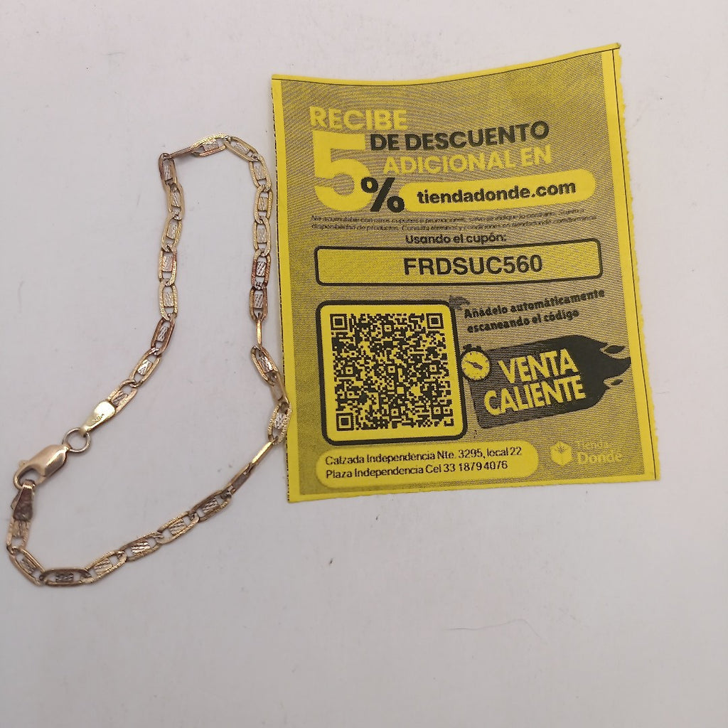 PULSERA ORO 10 K 3.2 GRMS (SEMINUEVO)