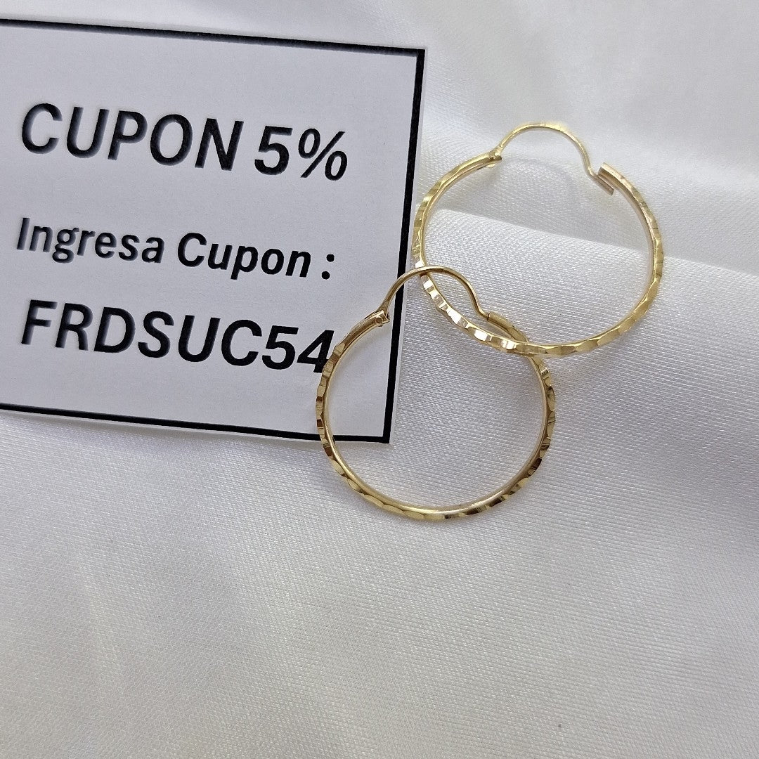 ARRACADAS PAR ORO 10 K 1.1 GRMS (SEMINUEVO)