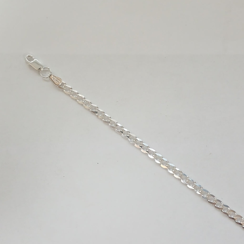 PULSERA BARBADA PLATA .925 21 CM 4.23 GR (NUEVO)
