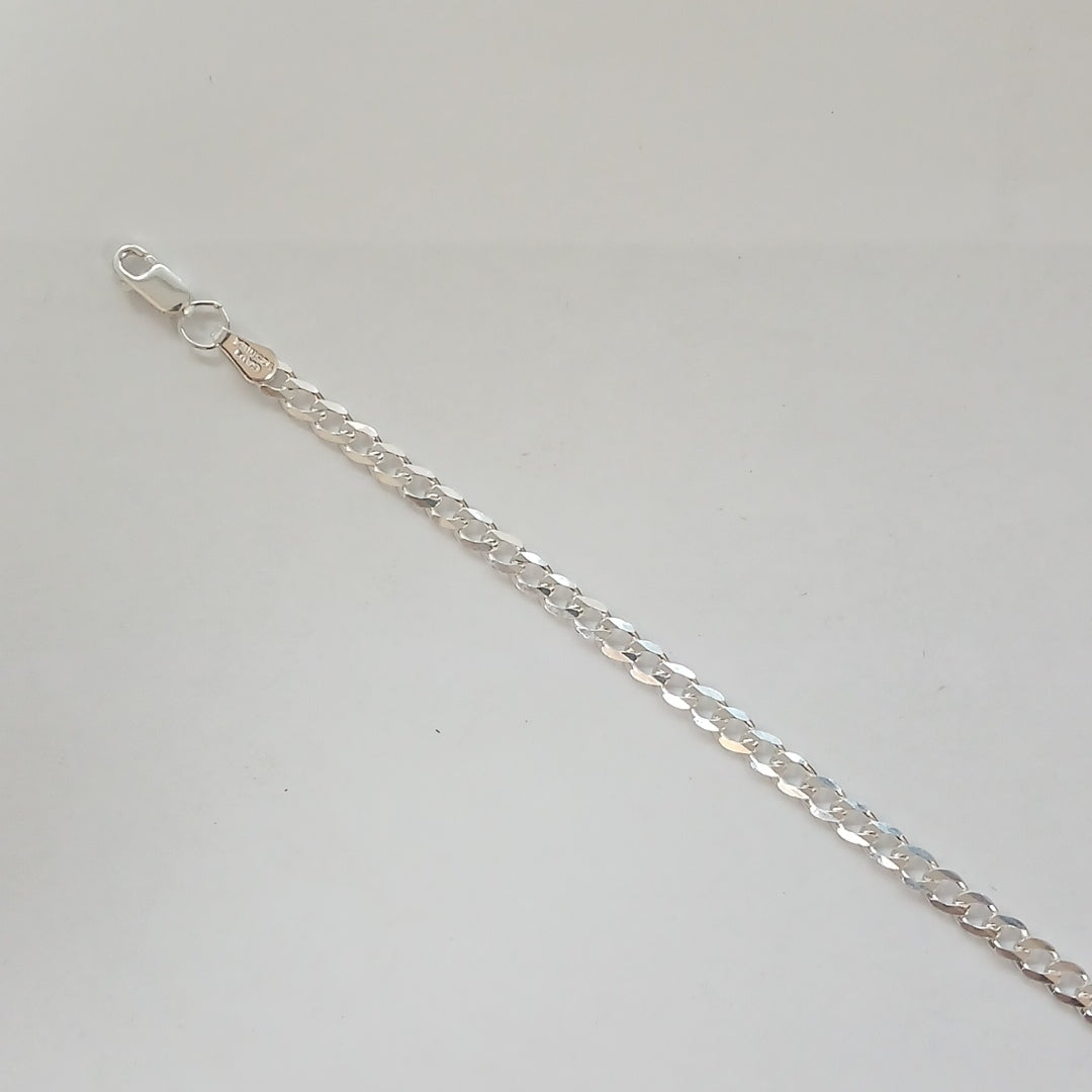 PULSERA BARBADA PLATA .925 21 CM 4.23 GR (NUEVO)