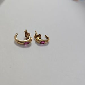 ARRACADAS PAR ORO 14 K 2.2 GRMS (SEMINUEVO)
