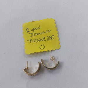 BROQUELES PAR ORO 14 K 4.7 GRMS (SEMINUEVO)