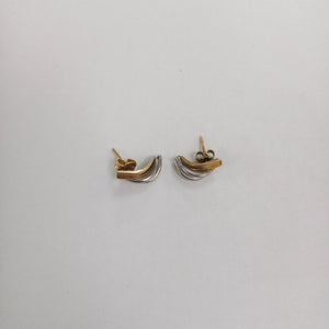 BROQUELES PAR ORO COMBINADO 14 K 0.9 GRMS (SEMINUEVO)