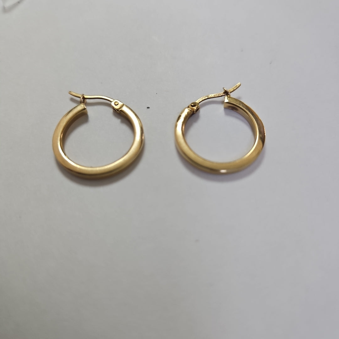 ARRACADAS PAR ORO 14 K 1.5 GRMS (SEMINUEVO)