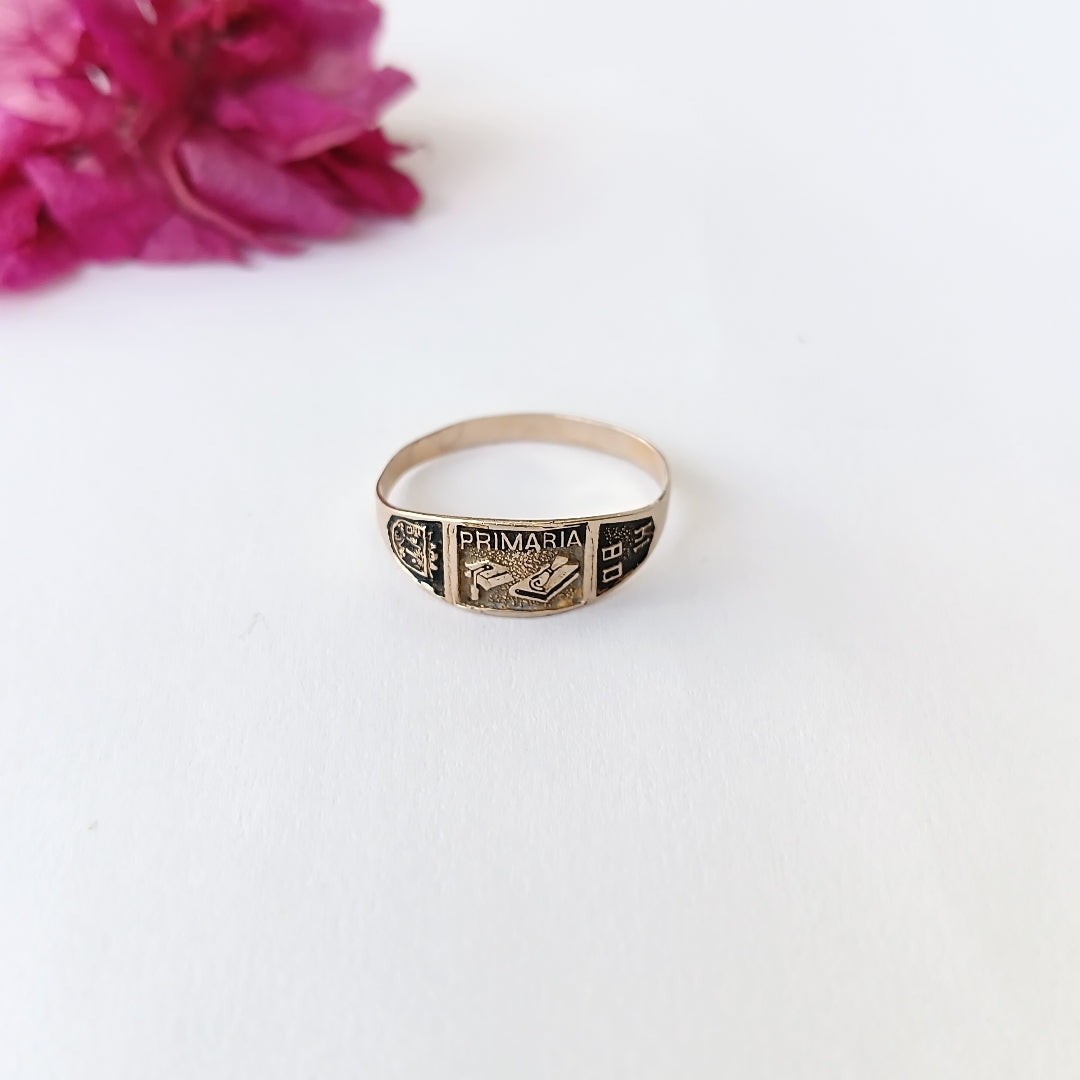 ANILLO DE GRADUACIÓN ORO 8 K 1,30 GRMS (SEMINUEVO)