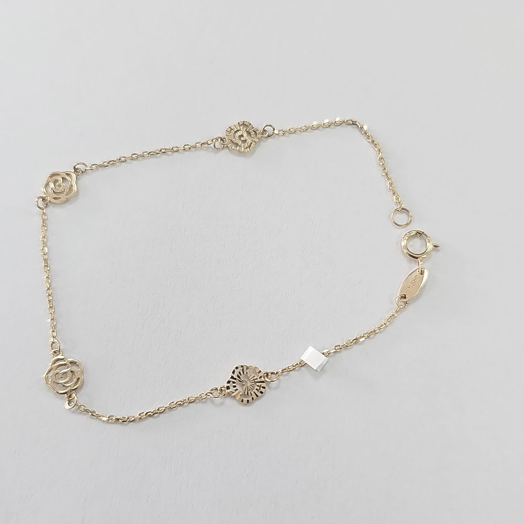 PULSERAS DAMA ORO 14K 1.2 (NUEVO)