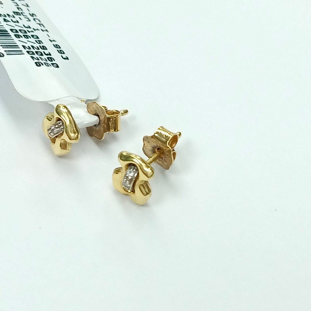 BROQUELES PAR ORO 18 K 1.5 GRMS (SEMINUEVO)