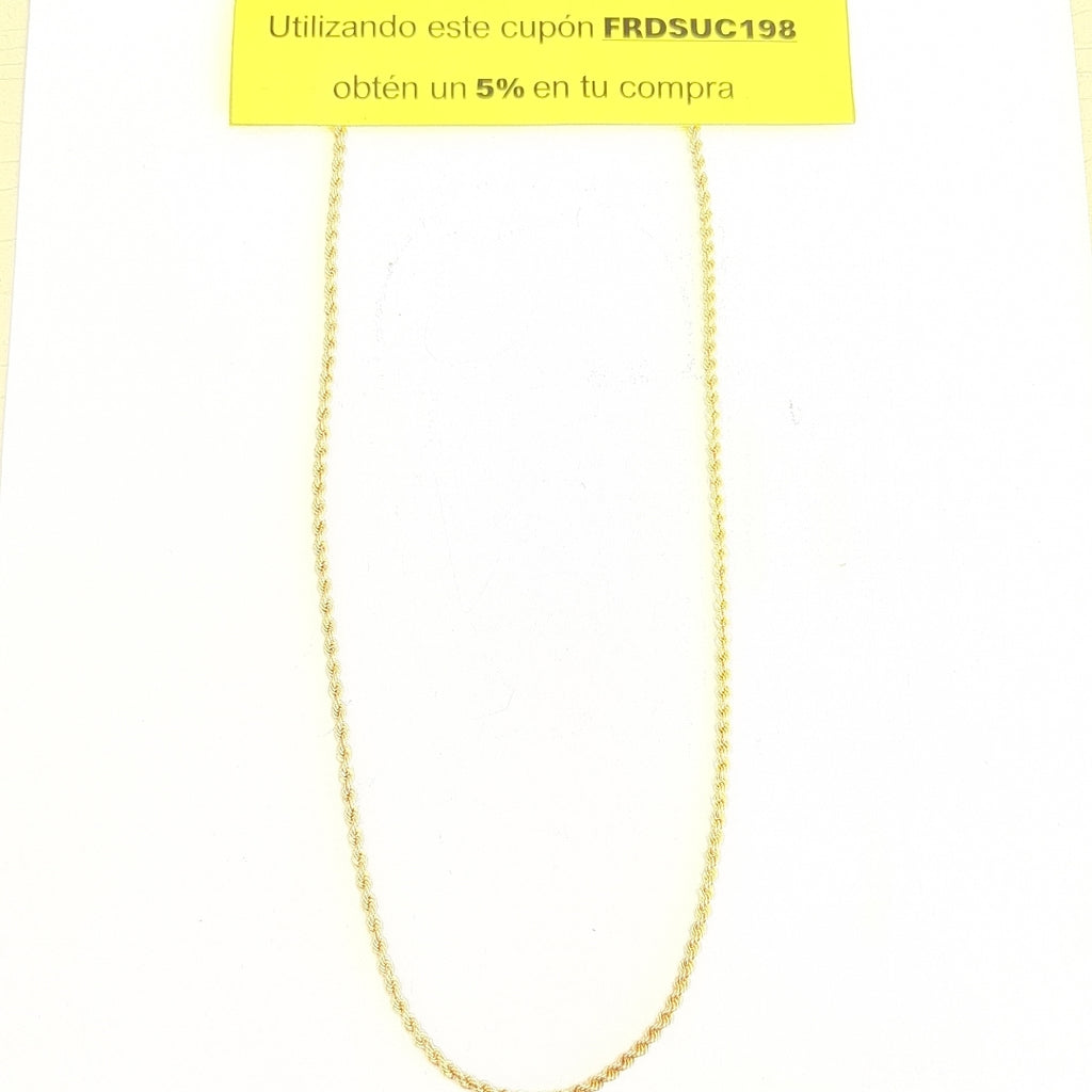 CADENA ORO 10 K 4.3 GRMS (SEMINUEVO)