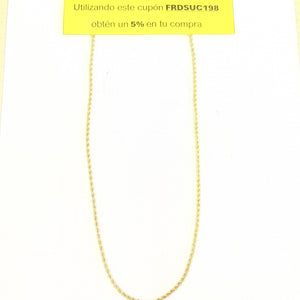 CADENA ORO 10 K 4.3 GRMS (SEMINUEVO)