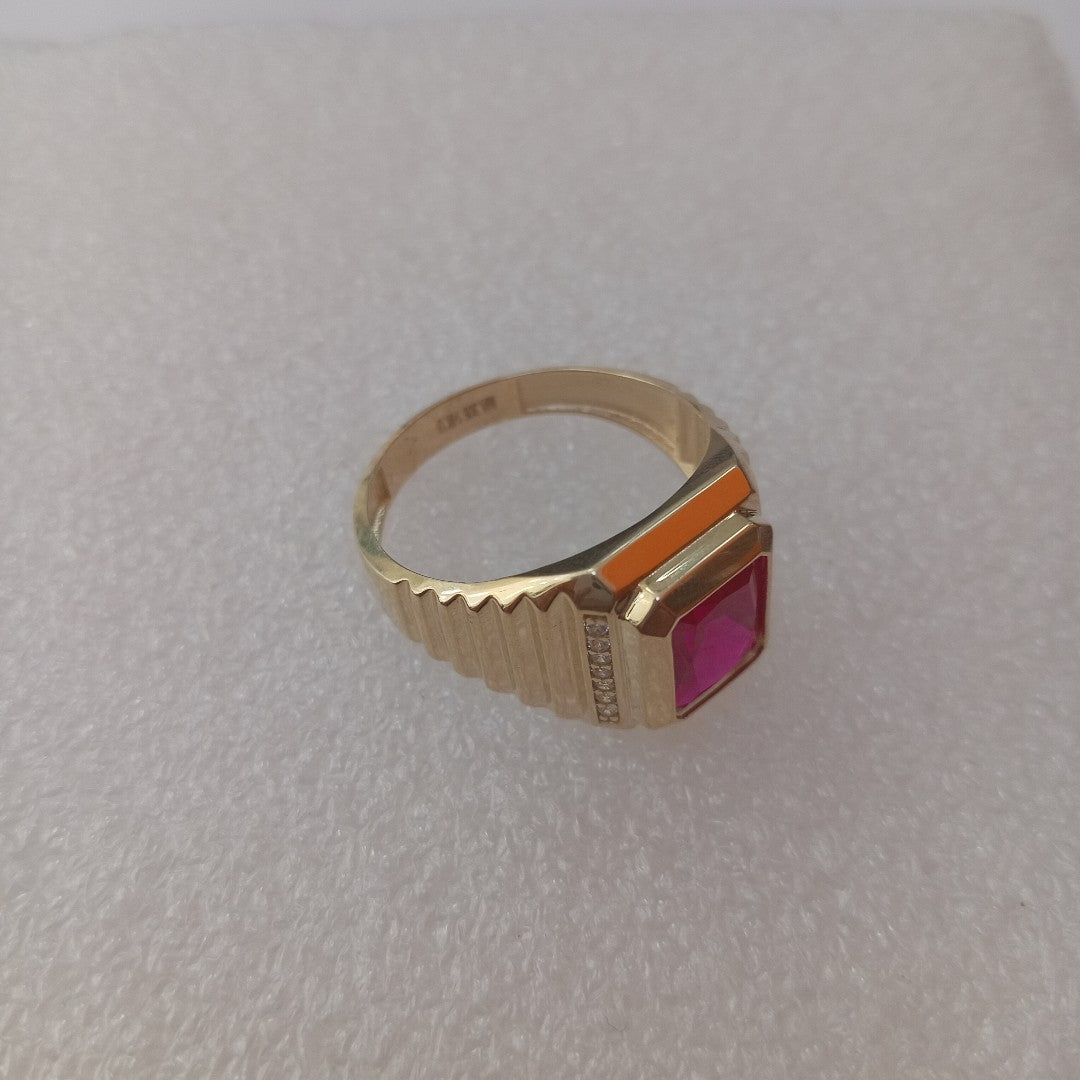 ANILLOS CABALLERO ORO 14K 6.3 (NUEVO)
