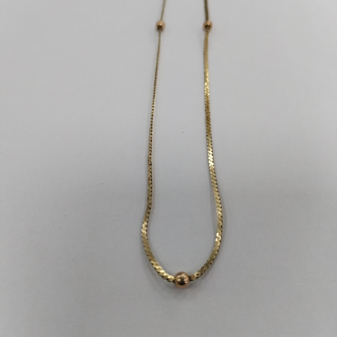 GARGANTILLA ORO 14 K 3,00 GRMS (SEMINUEVO)
