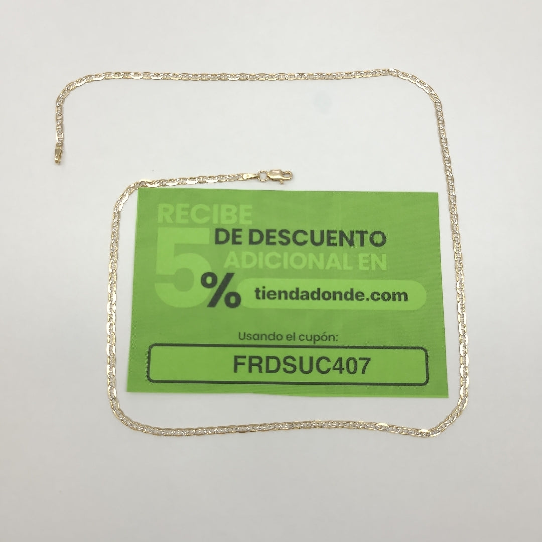 CADENA ORO 14 K 3.8 GRMS (SEMINUEVO)