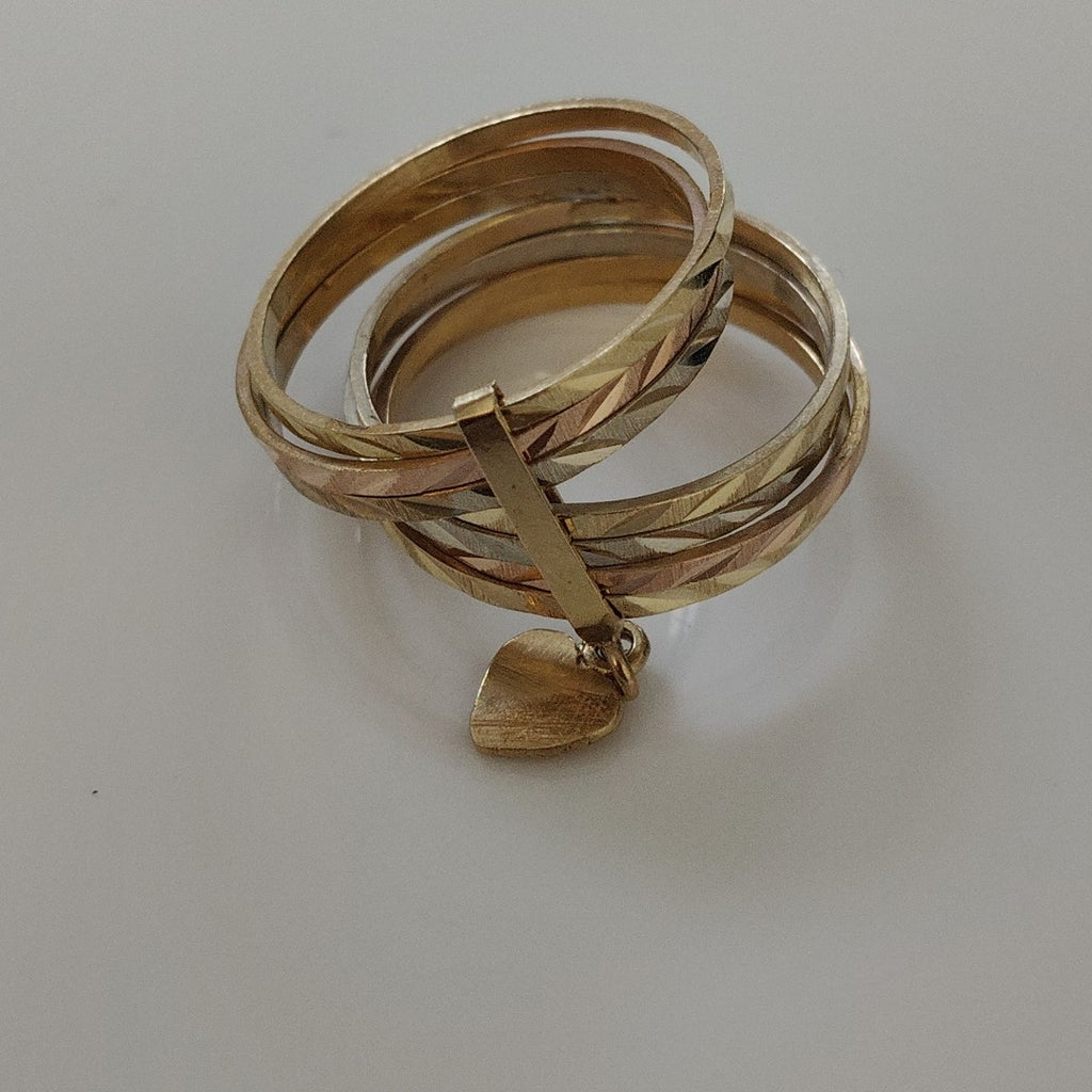 ANILLITO ORO,ORO COMBINADO 10 K 5,40 GRMS (SEMINUEVO)
