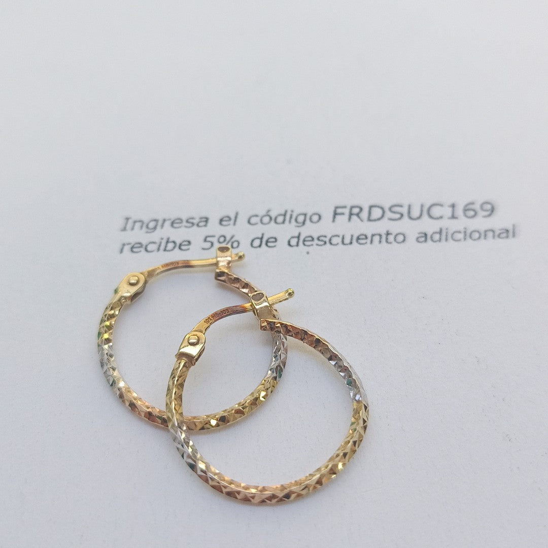 ARRACADAS PAR ORO 10 K 0,90 GRMS (SEMINUEVO)