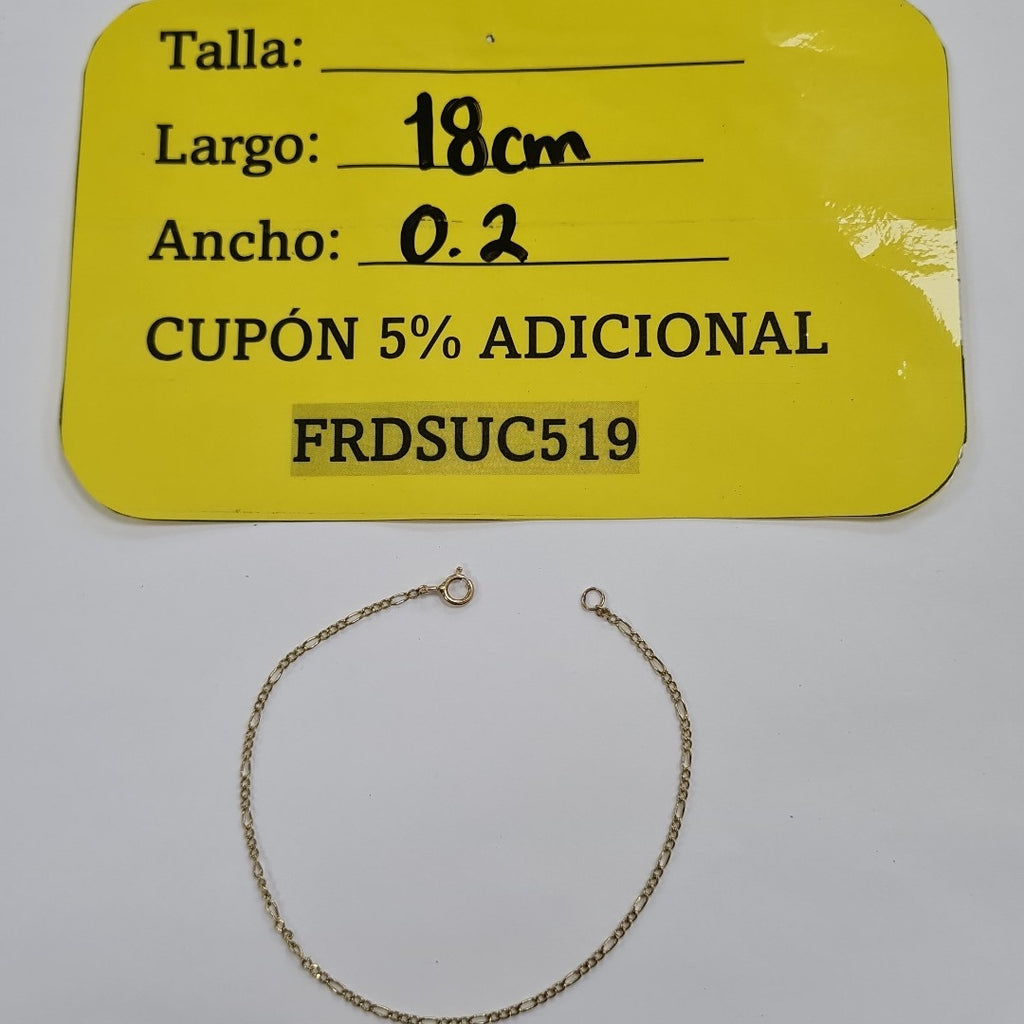 PULSERA ORO 14 K 0,90 GRMS (SEMINUEVO)