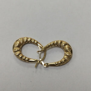 ARRACADAS ORO 14K 0.8 (NUEVO)
