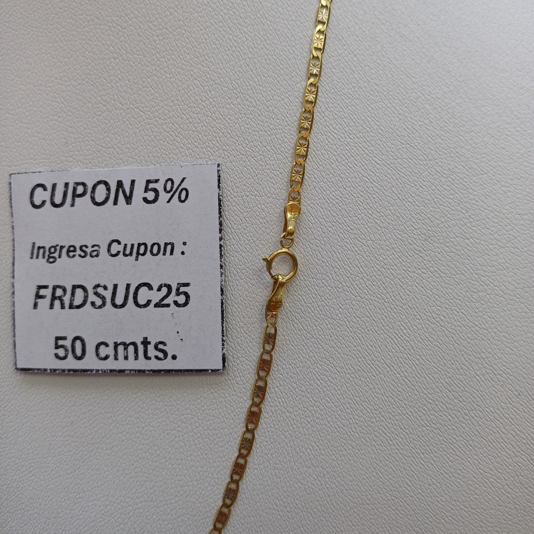 CADENA ORO 14 K 3.6 GRMS (SEMINUEVO)