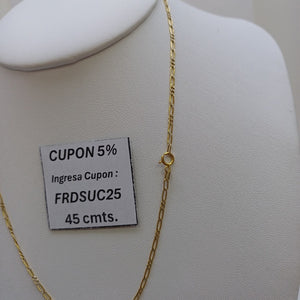 CADENA ORO 14 K 3 GRMS (SEMINUEVO)