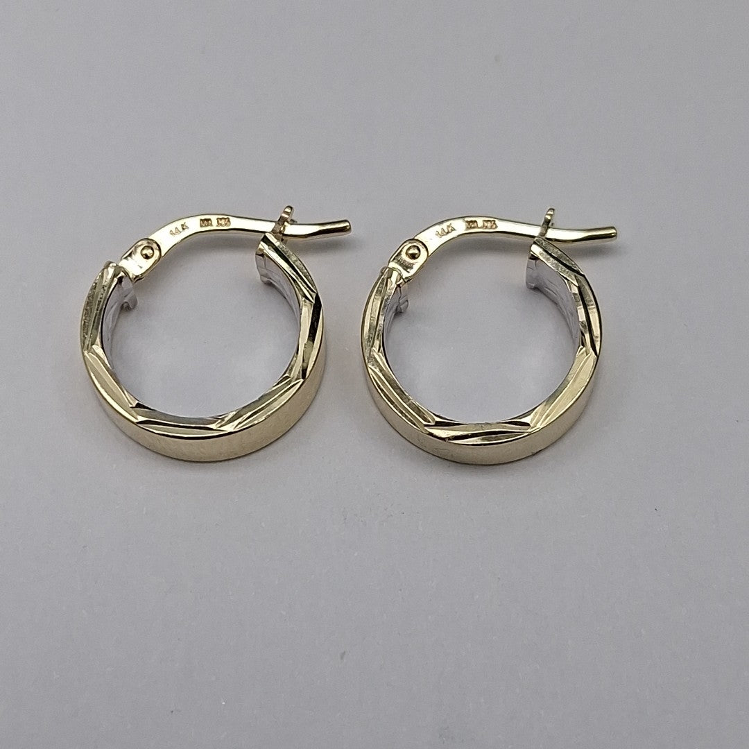 ARRACADAS ORO 14K 1.5 (NUEVO)