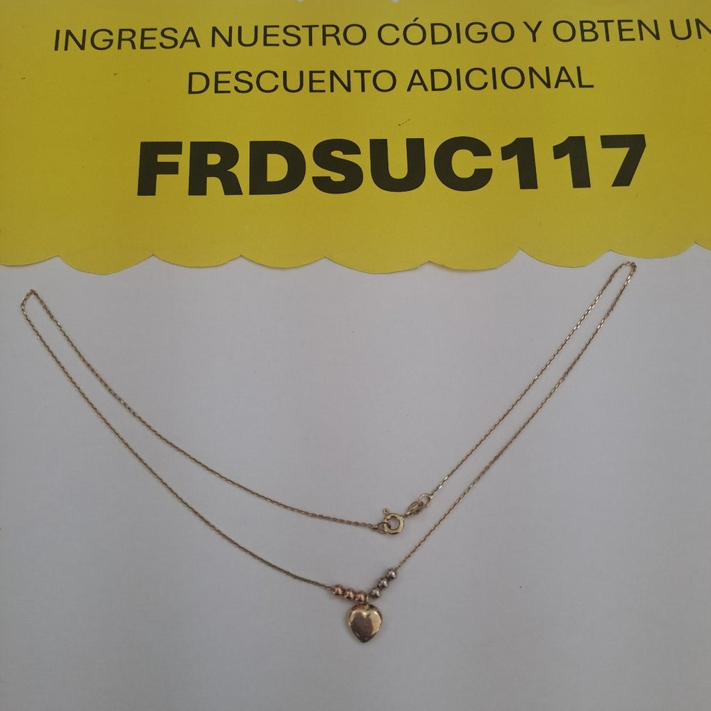 CADENA ORO 14 K 2.1 GRMS (SEMINUEVO)