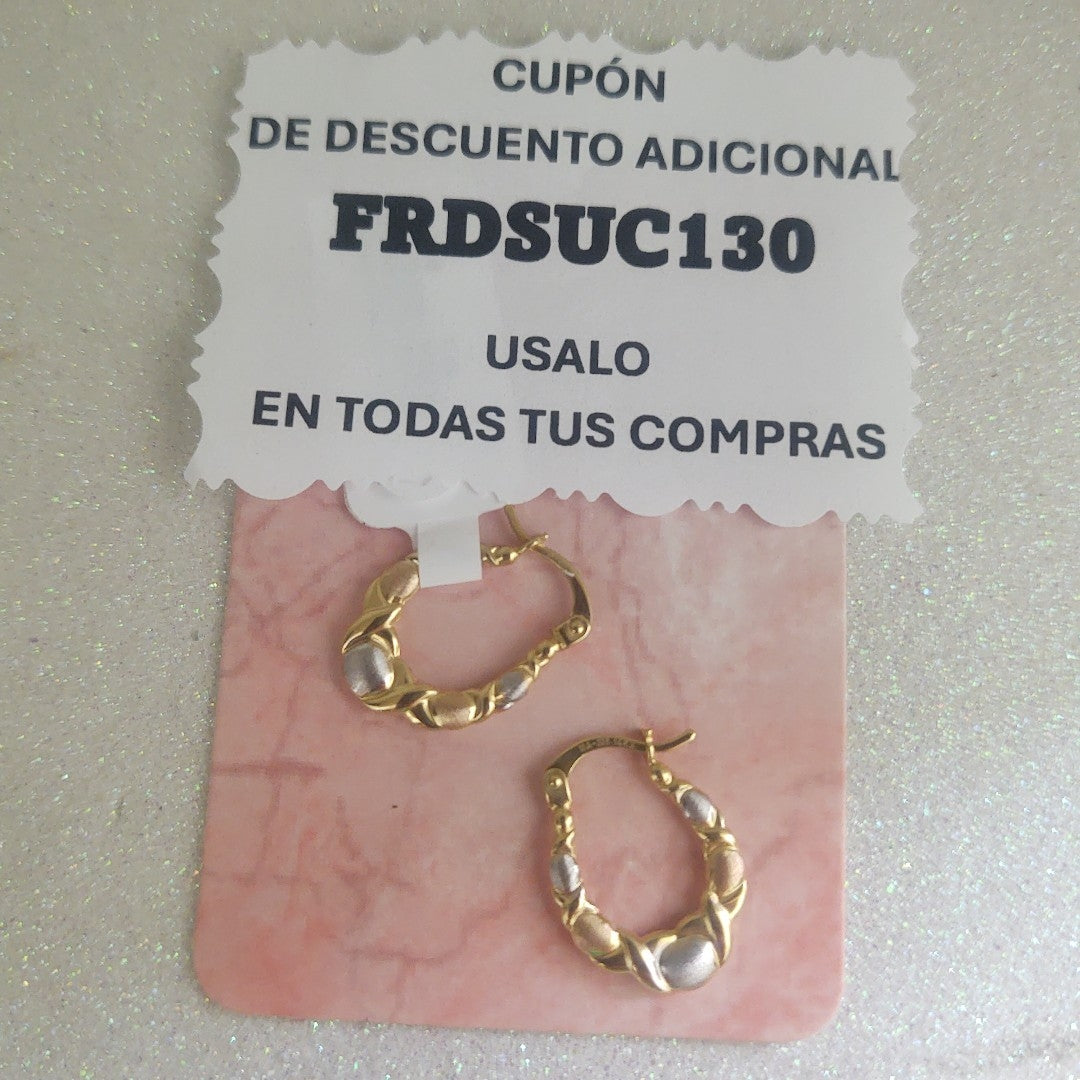 ARRACADAS ORO 14K 1.2 (NUEVO)