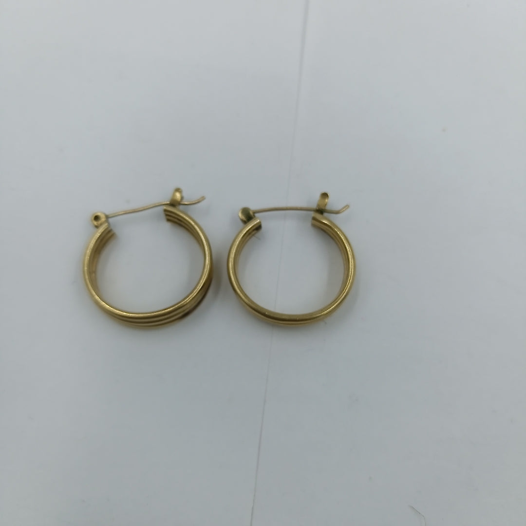 ARRACADAS PAR ORO 10 K 3.2 GRMS (SEMINUEVO)