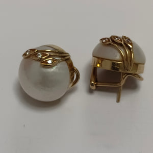 ARETES PAR ORO 14 K 11.8 GRMS (SEMINUEVO)