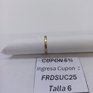 ARGOLLA ORO 10 K 0.8 GRMS (SEMINUEVO)
